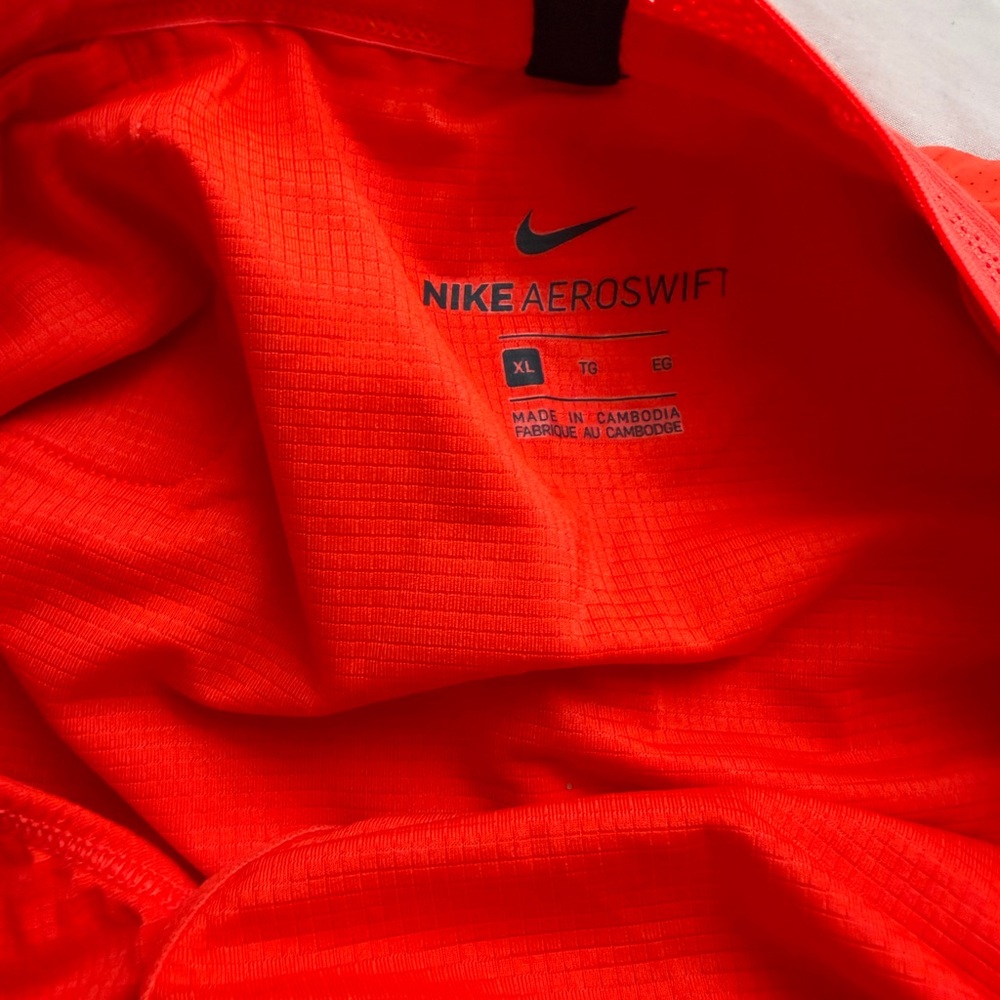 Nike Aeroswift Running Shorts XL NWT Bright Crimson Racing $80 Retail - Picture 8 of 11